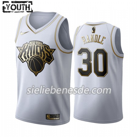Kinder NBA New York Knicks Trikot Julius Randle 30 Nike 2019-2020 Weiß Golden Edition Swingman